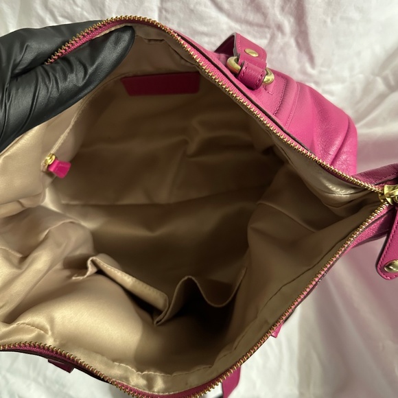 Coach No K1271 - F20104 Ashley Pink Leather Tote Crossbody Purse - Picture 6 of 7